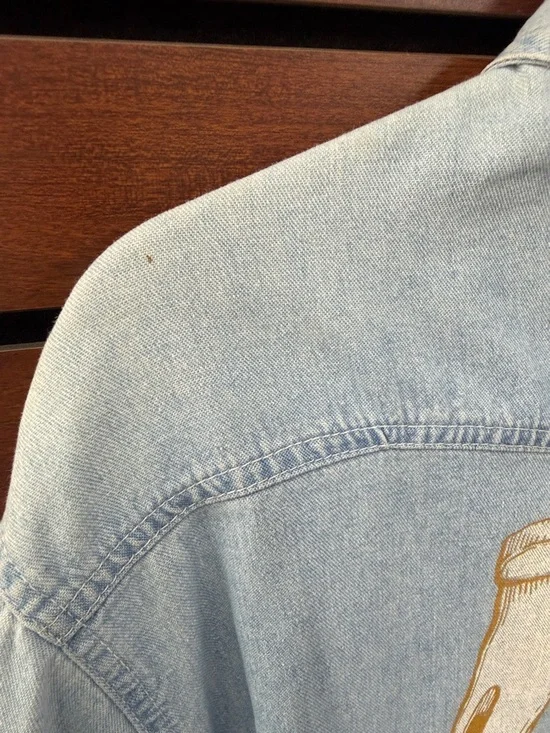 Rancho Deluxe Light Wash Denim Western Shirt - Picture 5 of 7